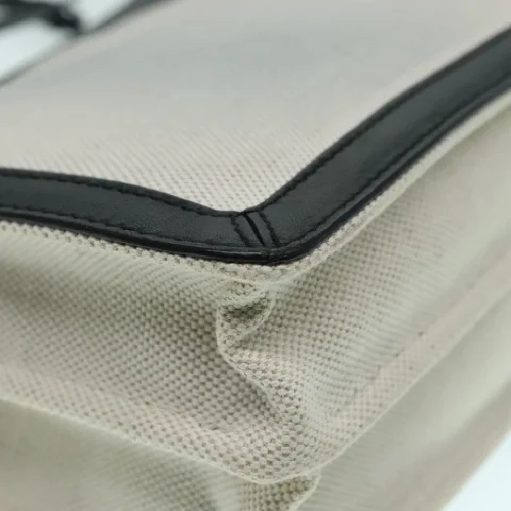Balenciaga Vintage Pre-owned Canvas balenciaga-bags Beige Dames