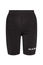 Cropped leggings with logo