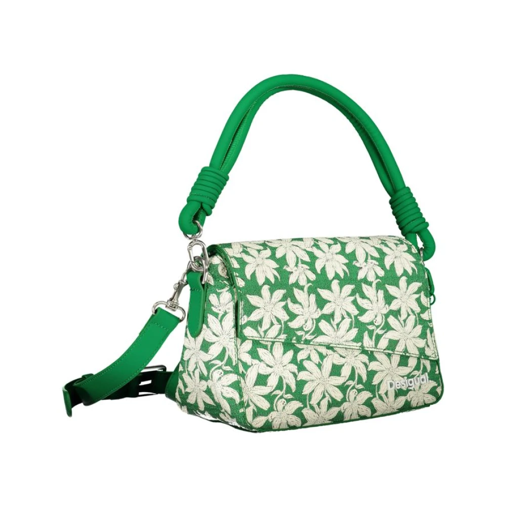 Desigual Groene Handtas met Afneembare Schouderband Green Dames