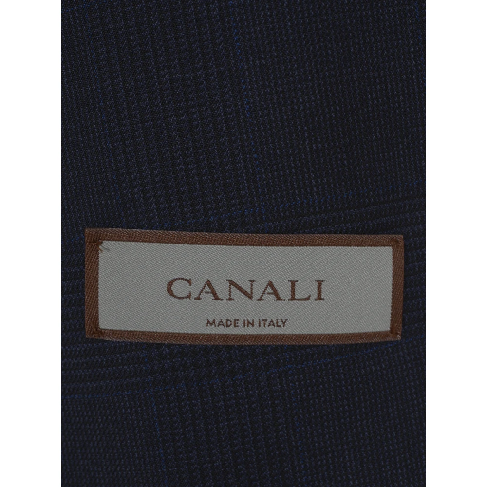 Canali Zwarte Jurken met Voering Black Heren