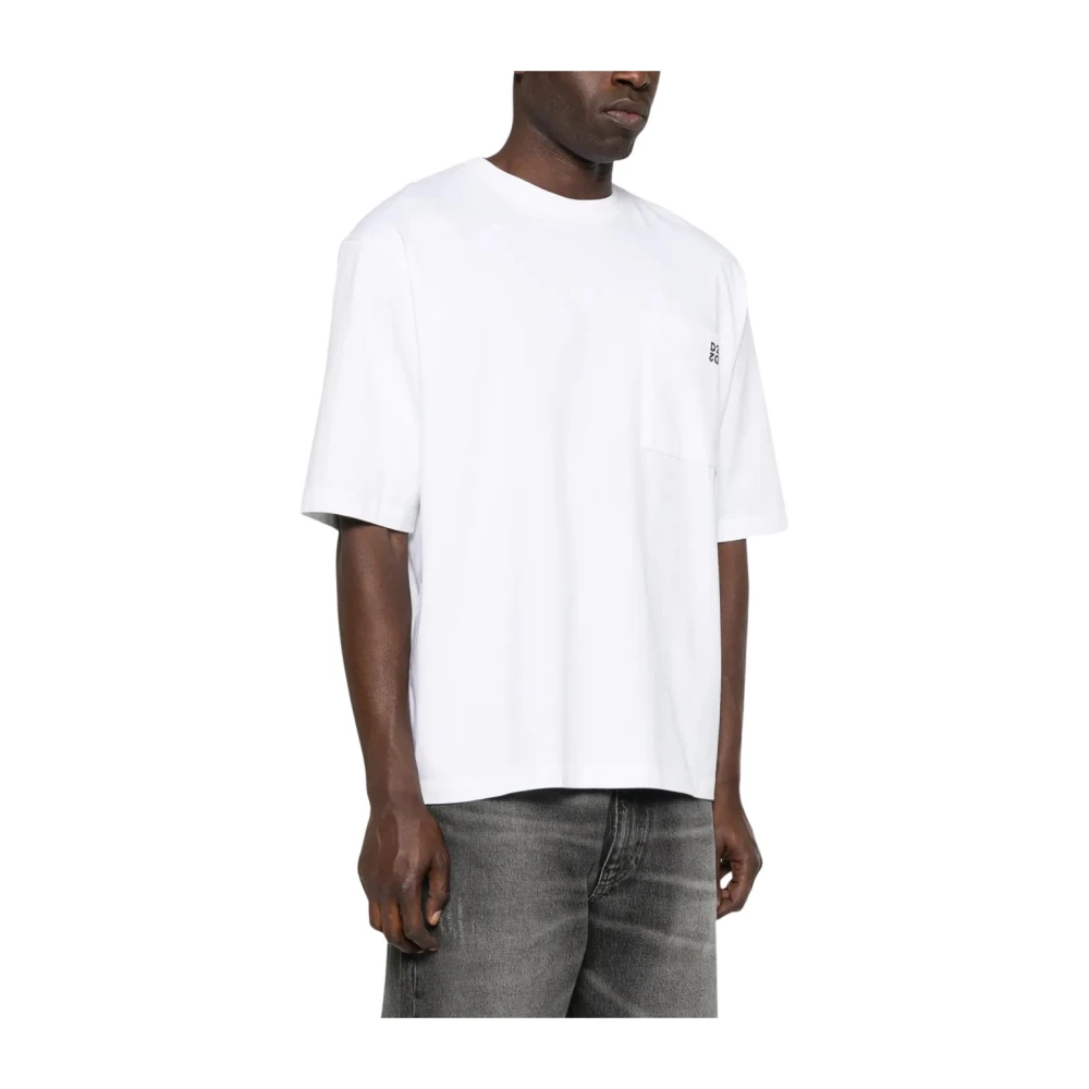 Dsquared2 White T-Shirt 2-Pack Pocket - Male - T-Shirts - M - Tops
