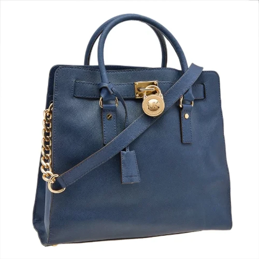 Michael Kors Pre-owned Leather totes Blue Dames