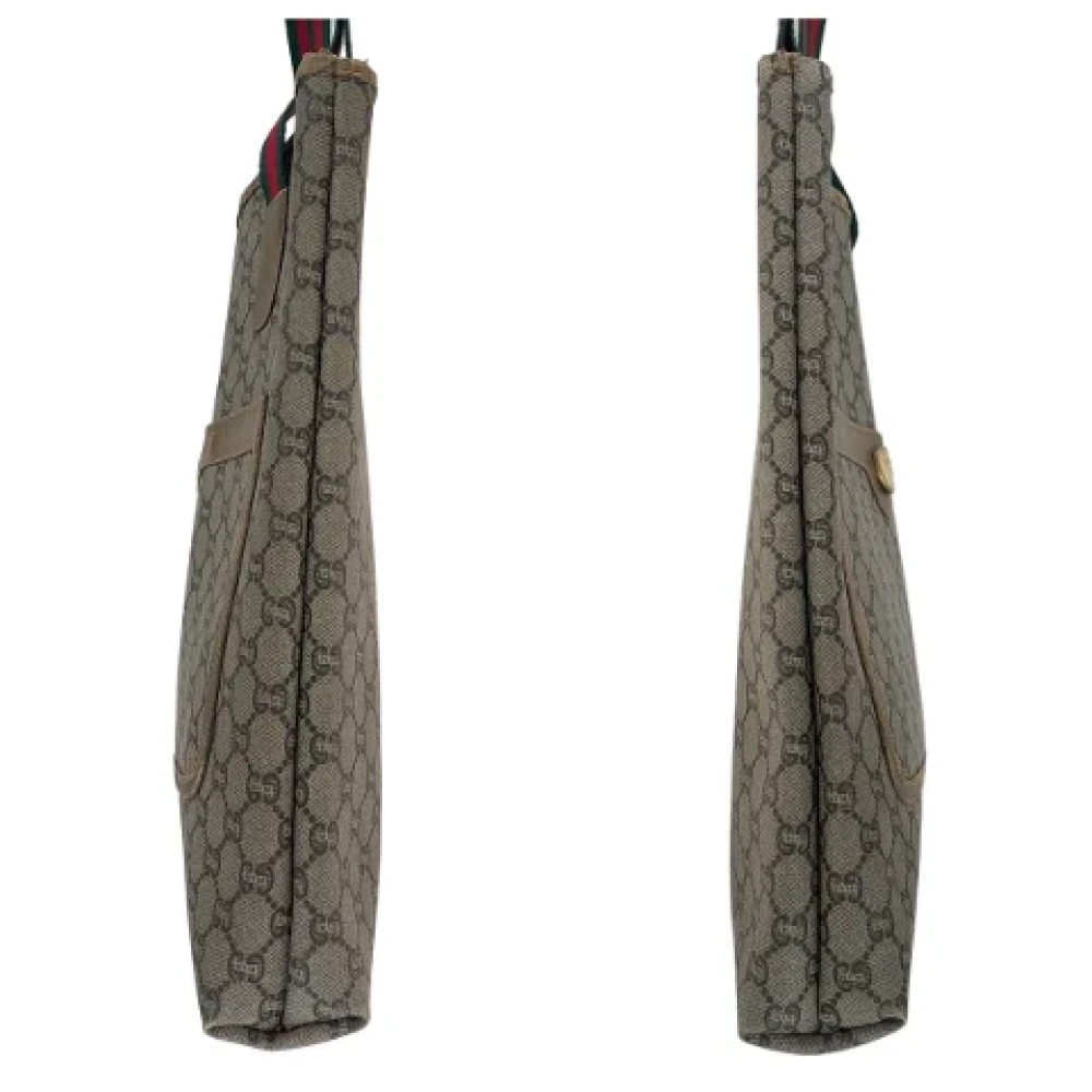 Gucci Vintage Pre-owned Canvas totes Beige Heren