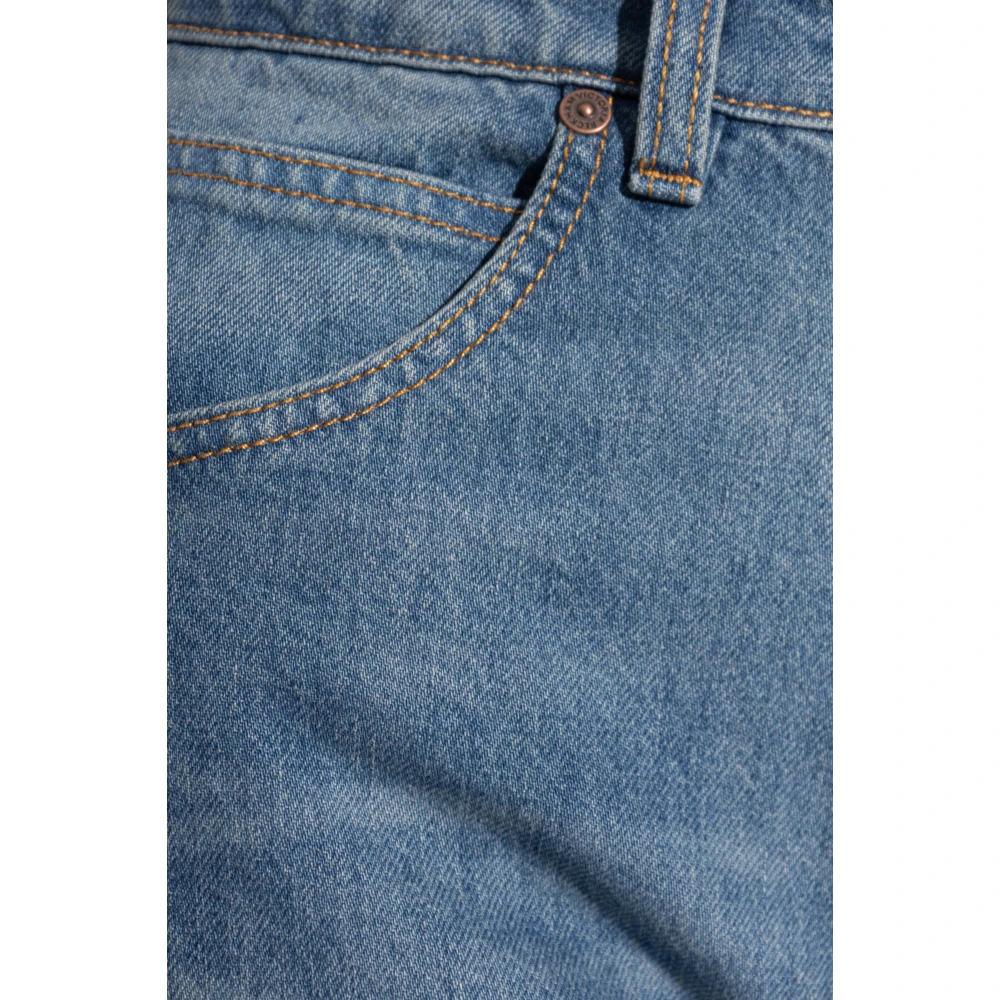 Victoria Beckham Jeans met logo Blue Dames