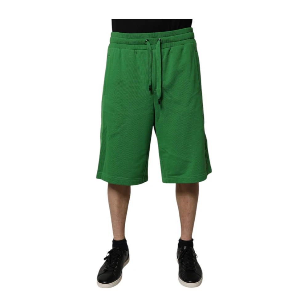 Dolce & Gabbana Uomo Verde Pantaloncini, M, New,