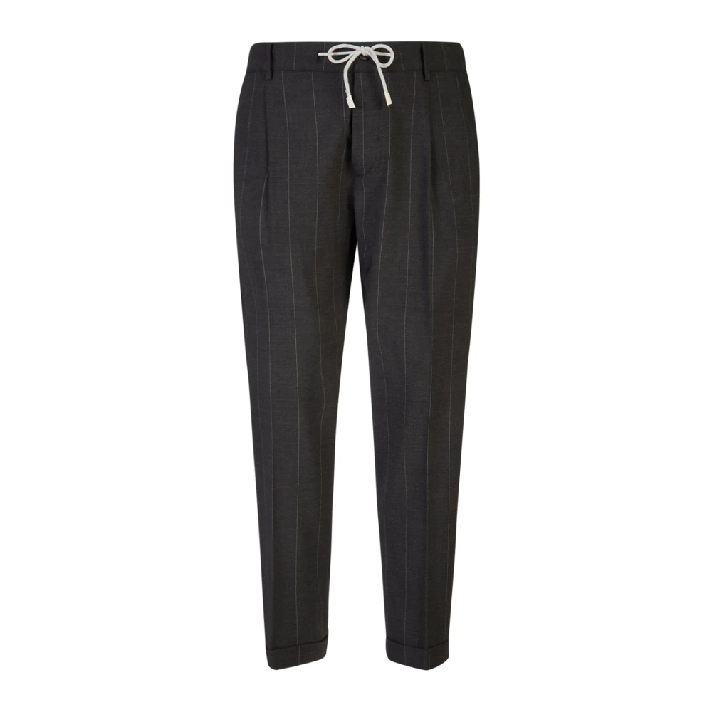 Eleventy Mannelijk Blauw Pantalone Jogger Elasticatura
