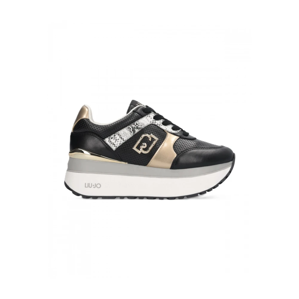 Liu Jo Maxi Wonder Plus 02 Sneaker Dames Schoenen Zwart