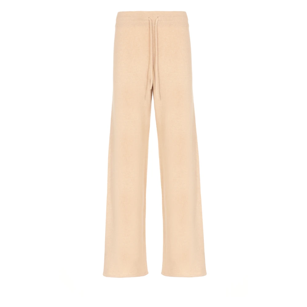 Saint Barth Beige Wolmix Elastische Taillebroek Beige Dames
