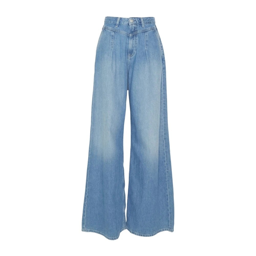 Pepe Jeans Denim Wide Jeans voor Vrouwen Blue Dames