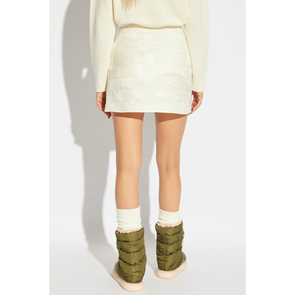 Moncler Gewatteerde rok Beige Dames