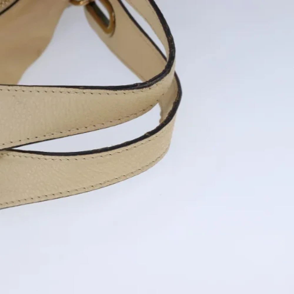 Chloé Pre-owned Leather handbags Beige Dames