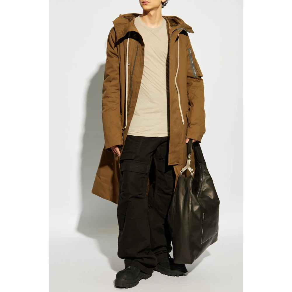 Rick Owens Double T-shirt Beige Heren