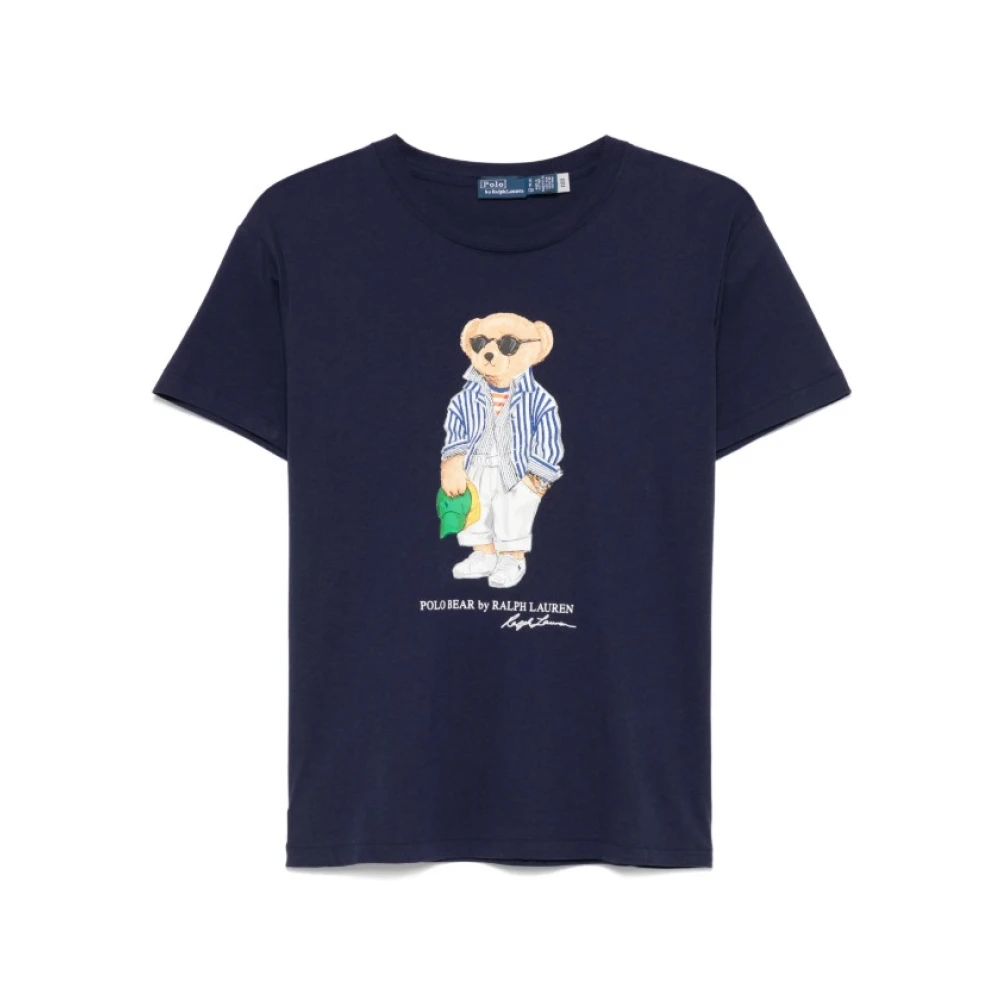Ralph Lauren T-shirts en Polos Blauw Blue Dames