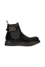 Dolce & Gabbana colour-block panelled high-top sneakers