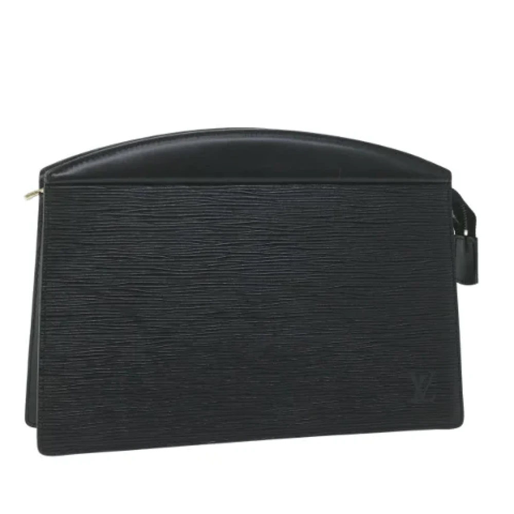 Louis Vuitton Vintage Pre-owned Leather clutches Black Dames