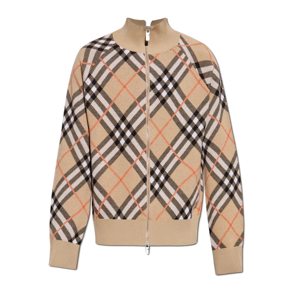 Burberry Geruite Vest Beige Heren