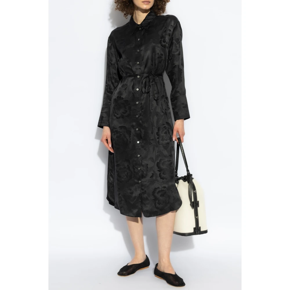 Kenzo Jurk met bloemenpatroon Black Dames
