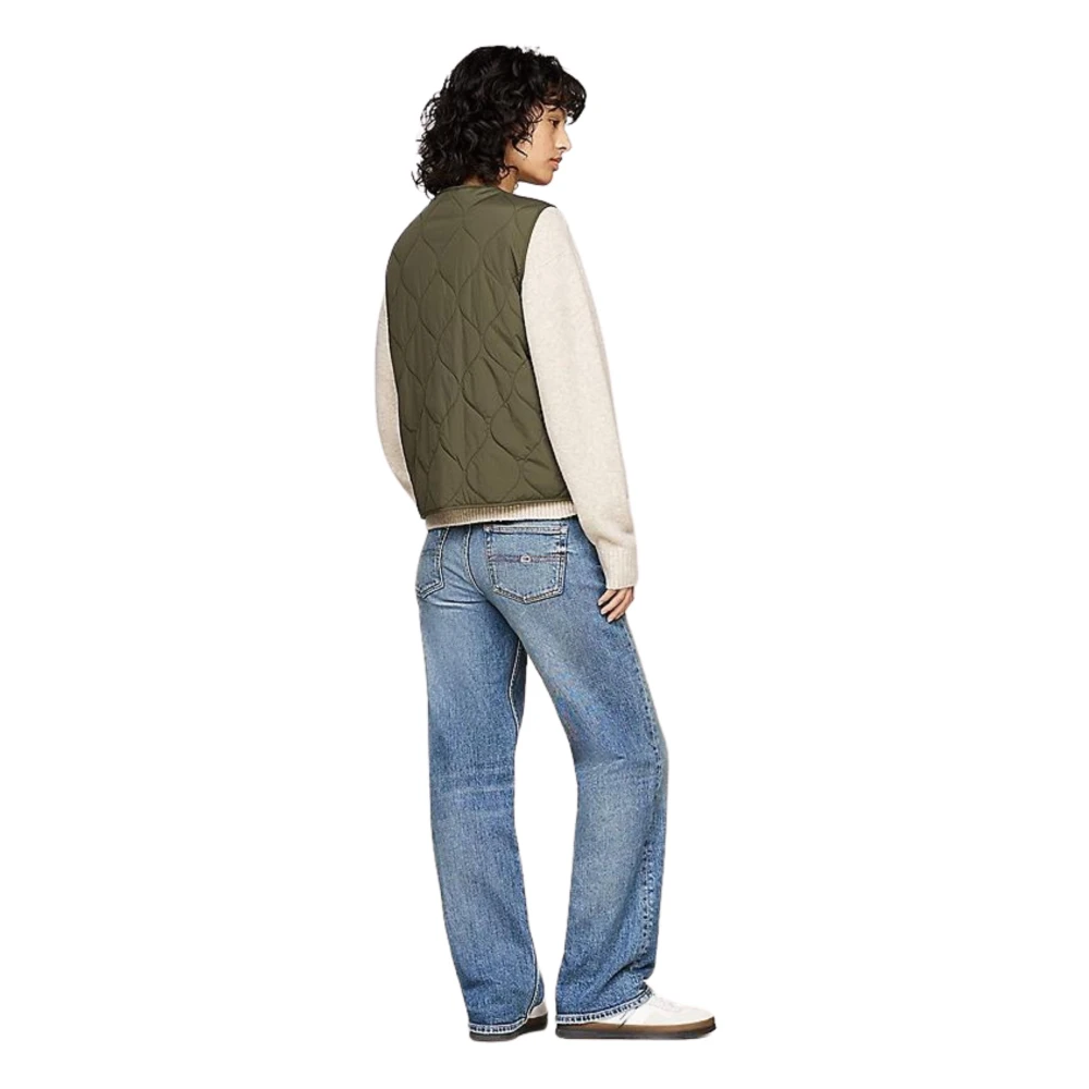 Tommy Hilfiger Groene Jassen voor Mannen Green Dames