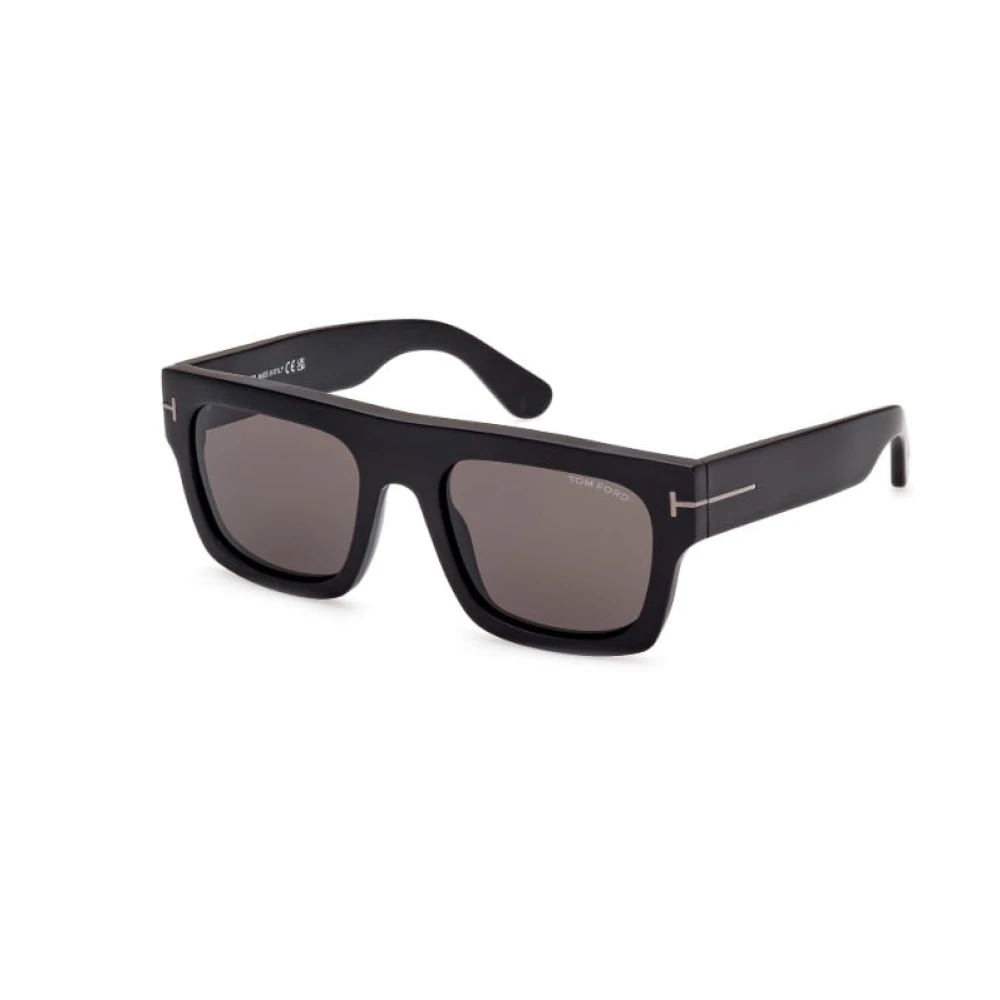Tom Ford Uomo Nero/Grigio Ft0711-N Fausto 02A Occhiali Da Sole Acetato Squadrata Nor - Immagine 5