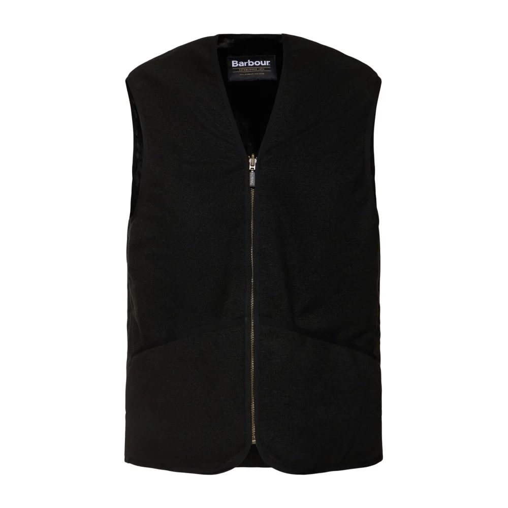 Barbour Men's Black Waistcoats, 2XS, Warm Pile Inner Jacket