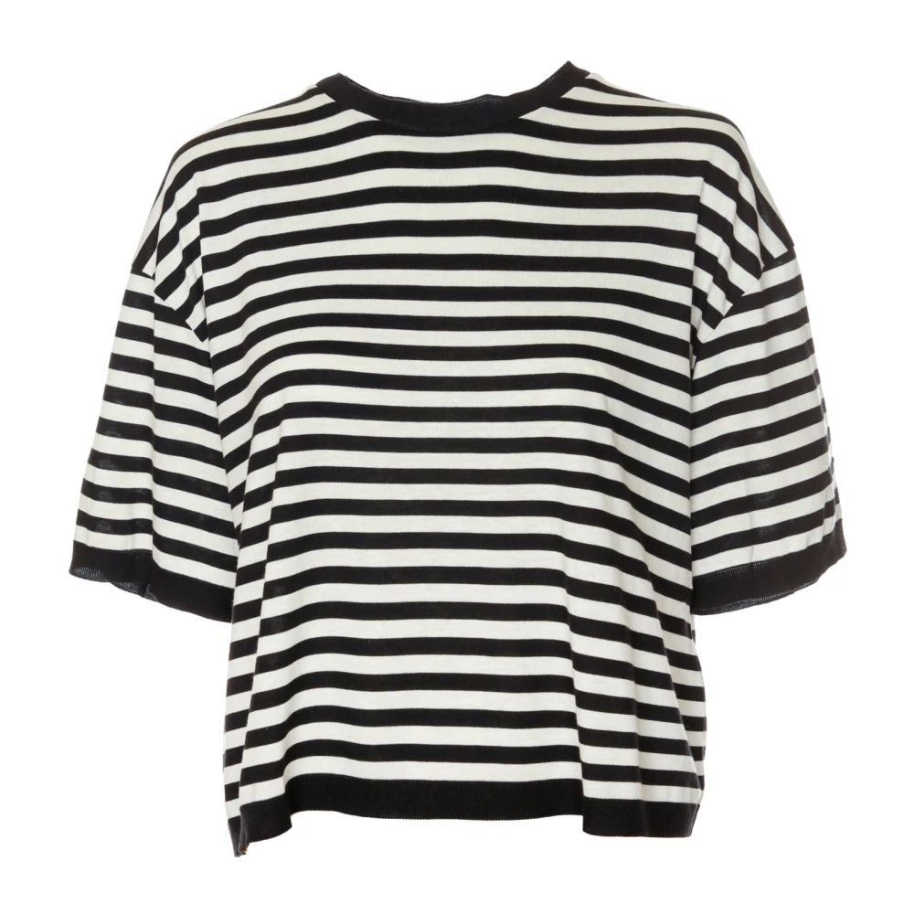 Drykorn Lilani Boxy Fit T-Shirt Black Dames