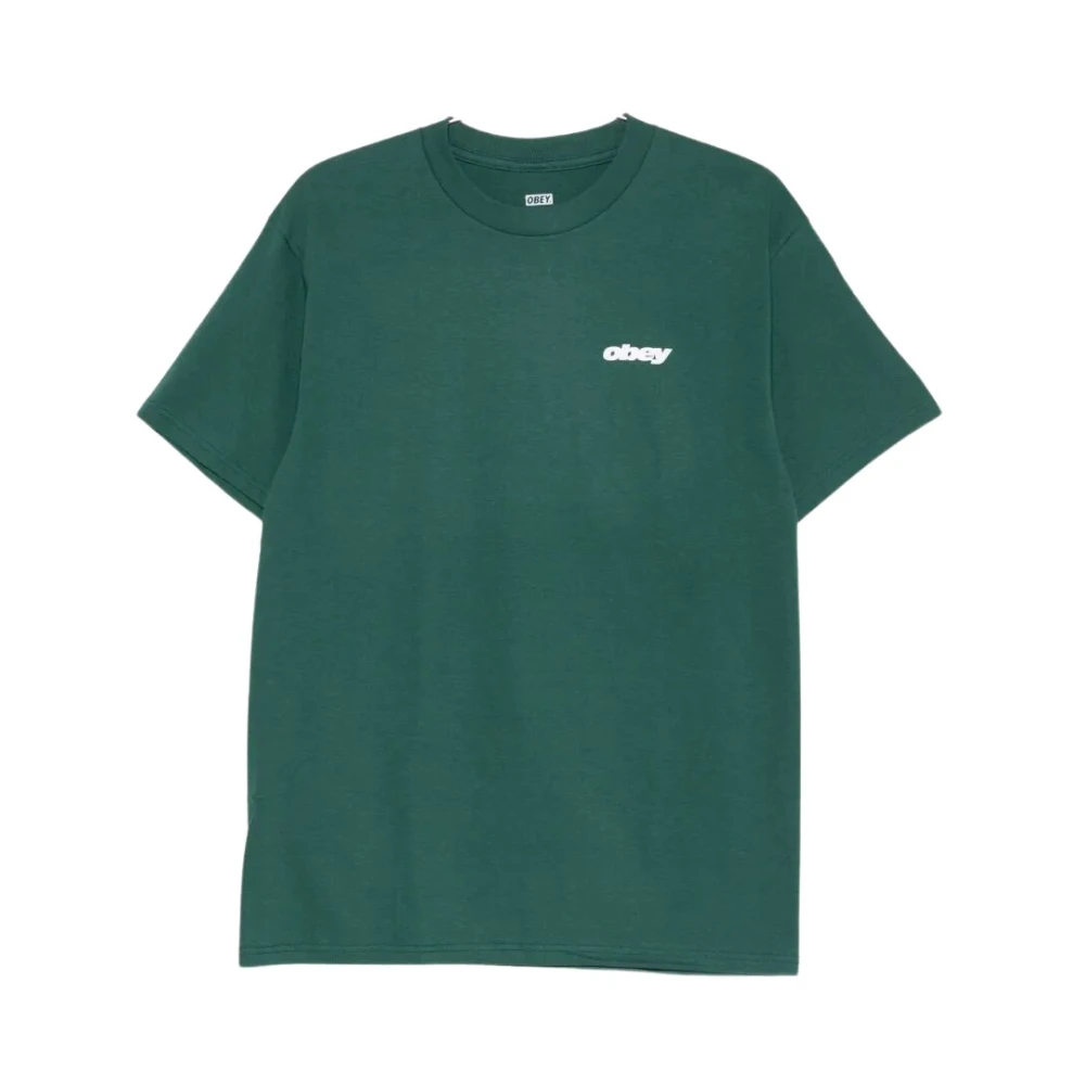 Obey Men's Green T-Shirts, L, Dice Tee