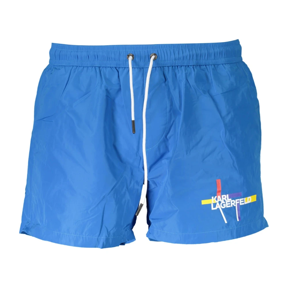 Karl Lagerfeld Men's Blue Clothing - Beachwear - S- Swimwear