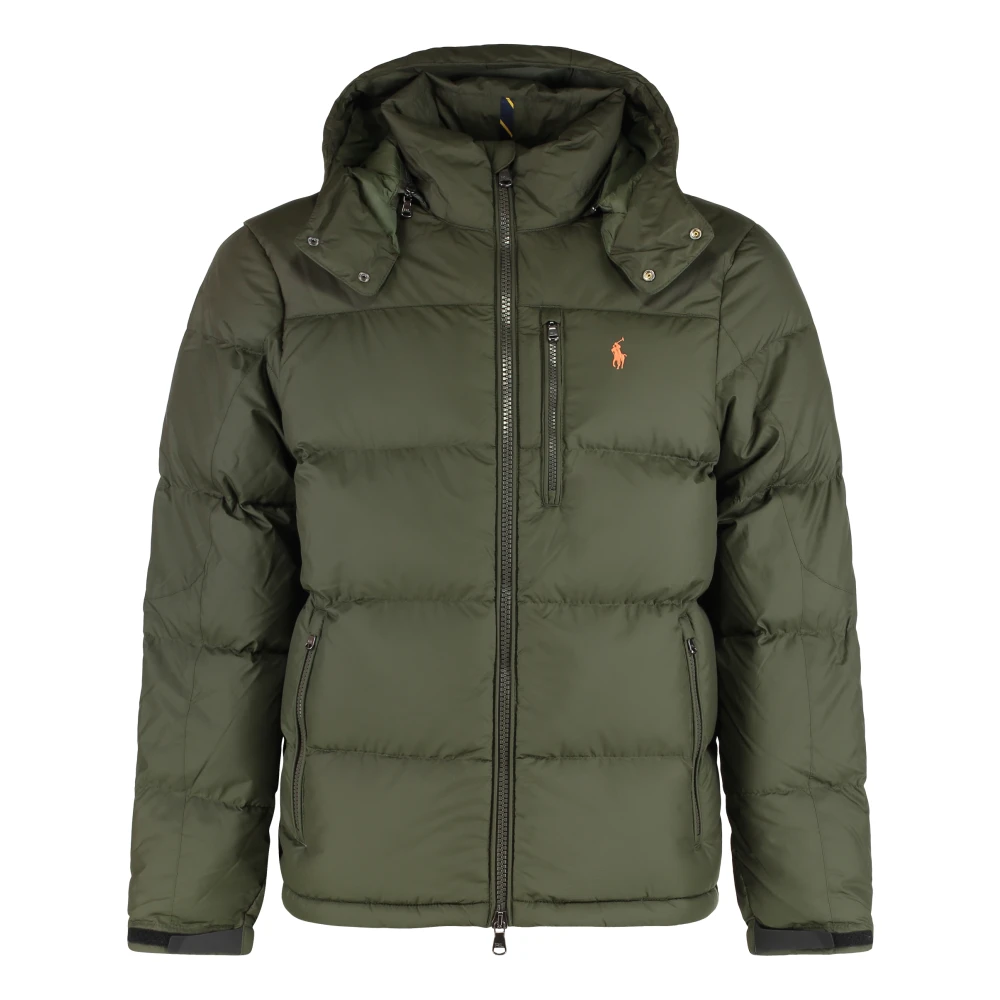 Polo Ralph Lauren Men's Green Full-Zip Jacket With Hood