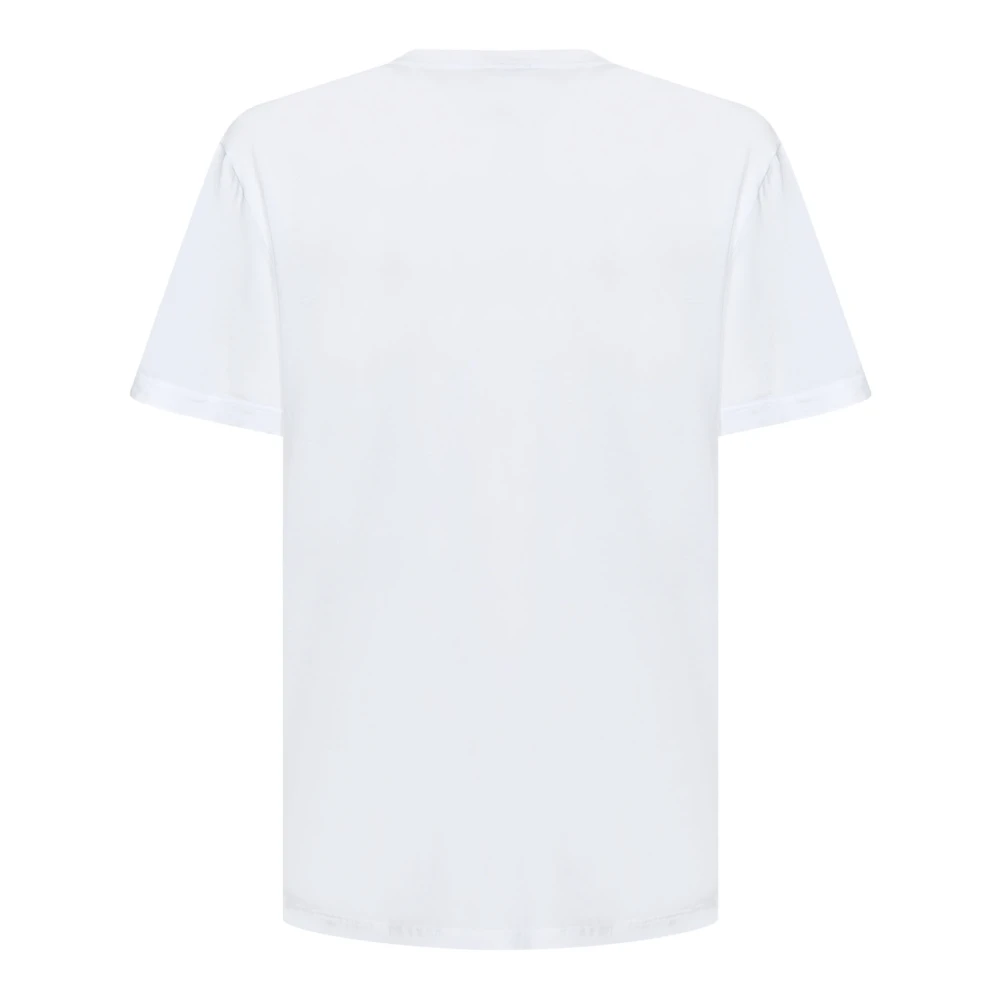 James Perse Witte Crewneck T-shirt voor Mannen White Heren