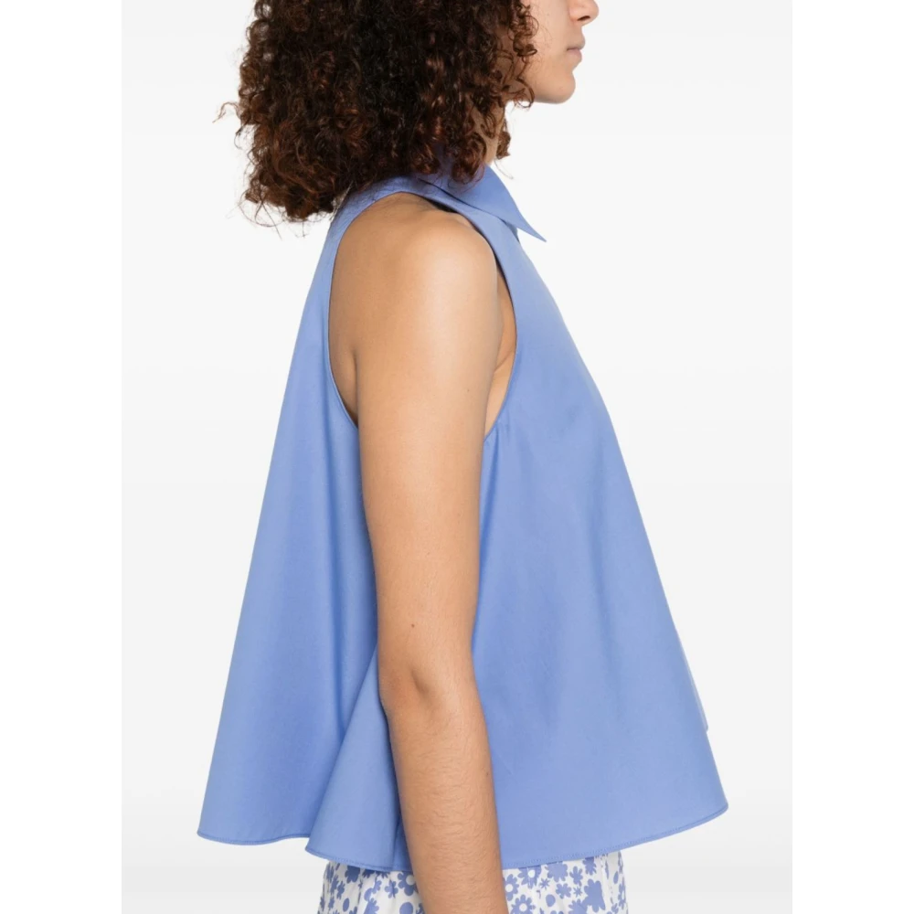 Marni Blauwe Casual Overhemd voor Mannen Blue Dames