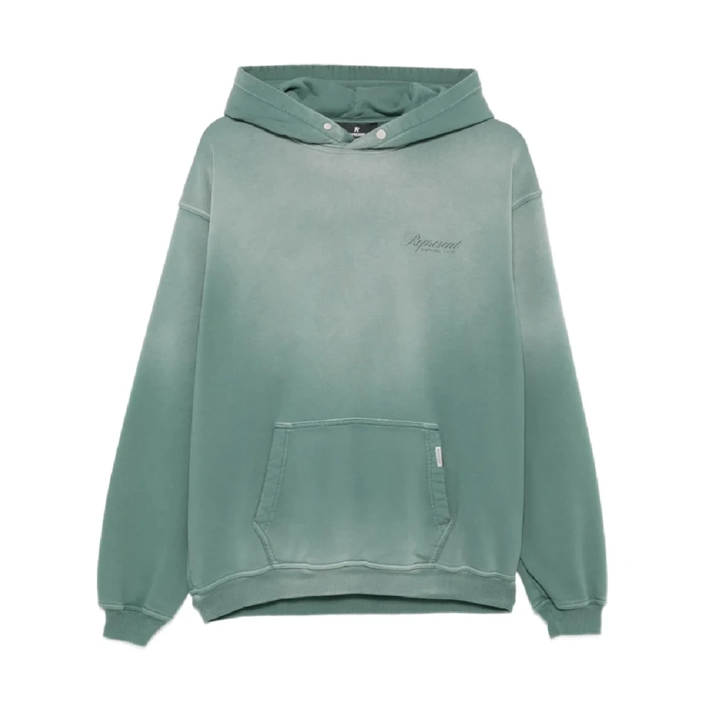 Represent Men's Green Hoodies, Xl, Owners Club Script Hoodie