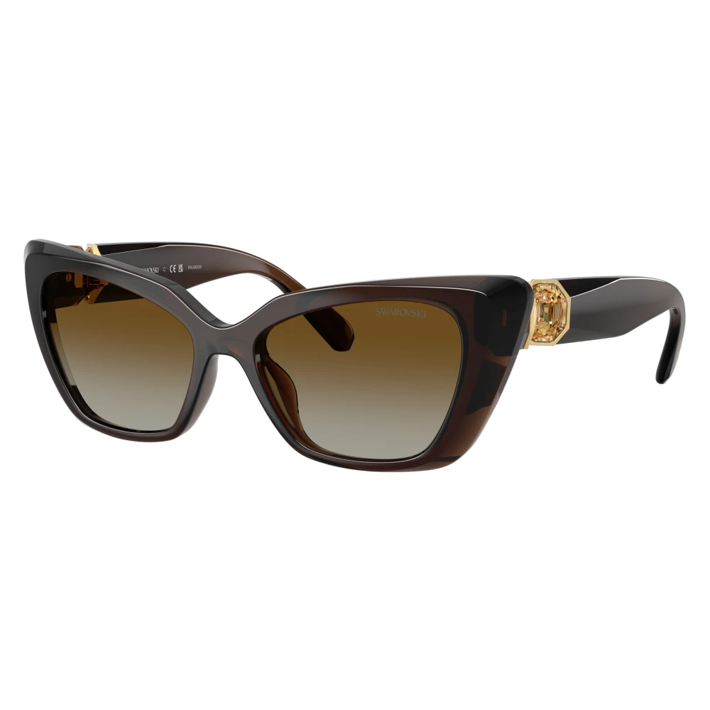 Swarovski Unisex Black Sunglasses, 54 Mm, 0Sk6047