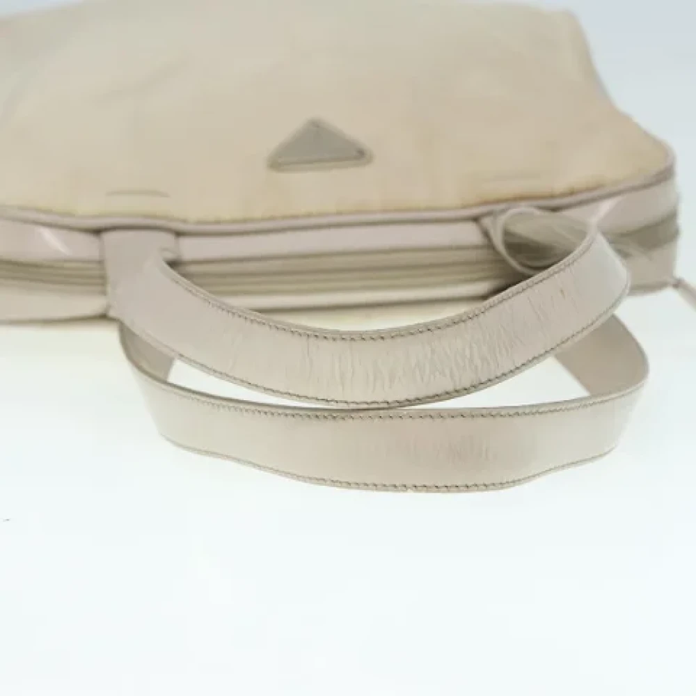 Prada Vintage Pre-owned Nylon totes Beige Dames