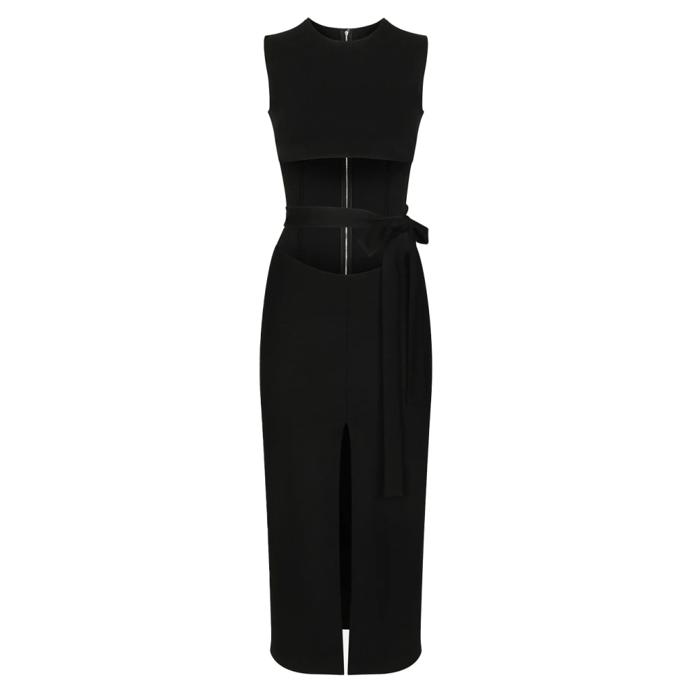 Dolce & Gabbana Elegante Zwarte Jurk voor Vrouwen Black Dames