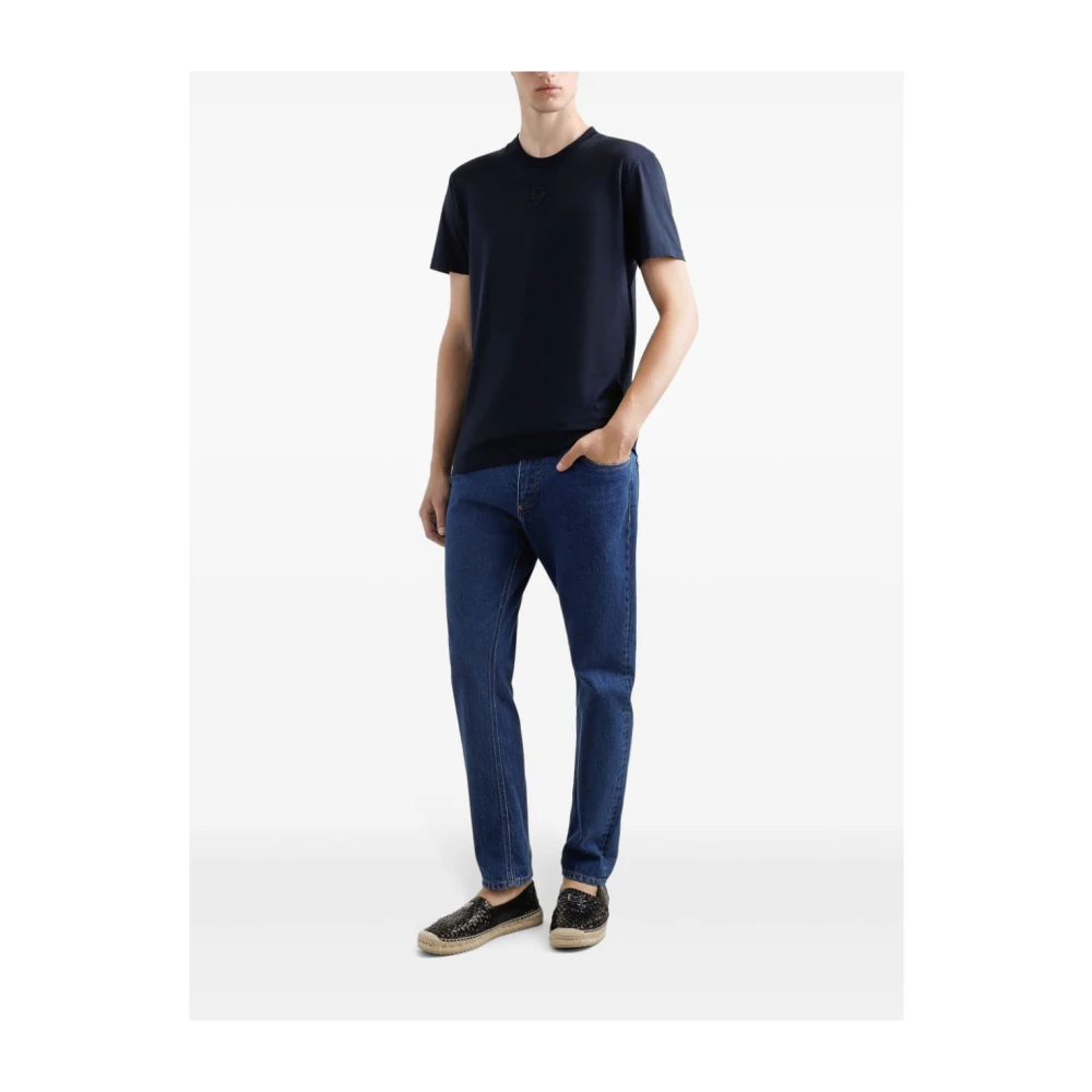 Dolce & Gabbana Blauwe Wide-Cut Jeans Blue Heren