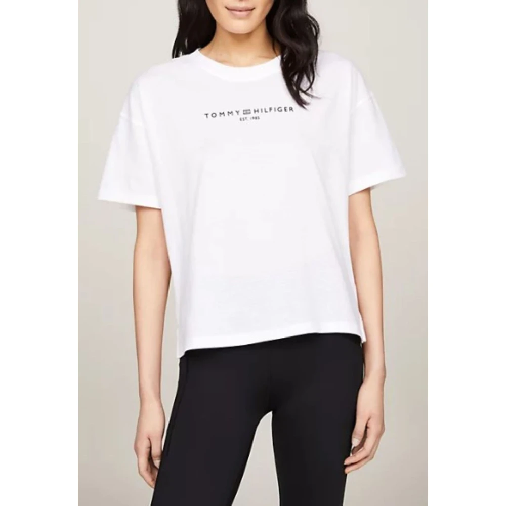 Tommy Hilfiger Relaxed Tee voor Vrouwen White Dames