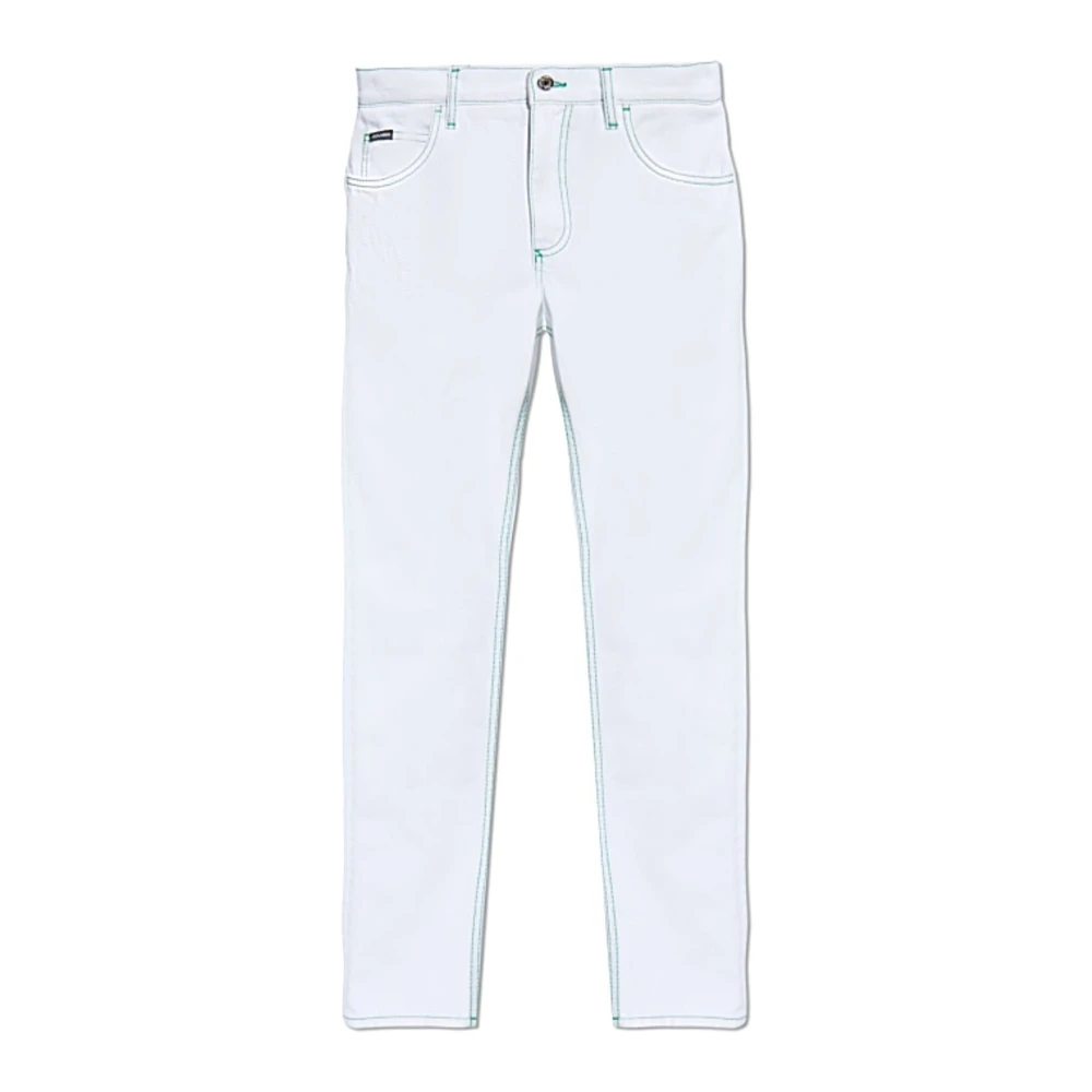Dolce & Gabbana White Slim-Fit Jeans - Male - Slim Fit Jeans - M - Jeans