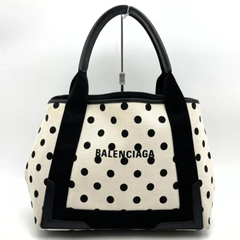 Balenciaga Vintage Pre-owned Fabric balenciaga-bags Beige Dames