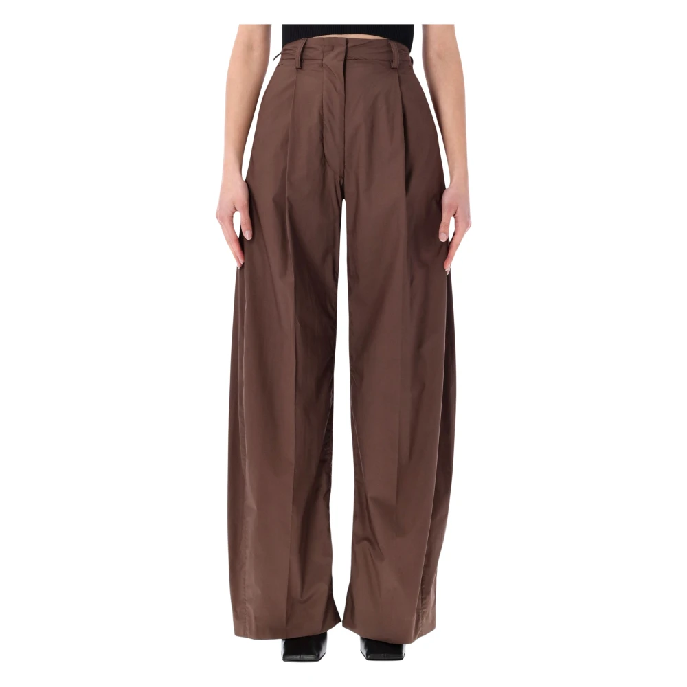 Thelatest Women's Brown Billie Poplin Pants