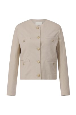 elegant-boucle-jacka-med-guld-knappar