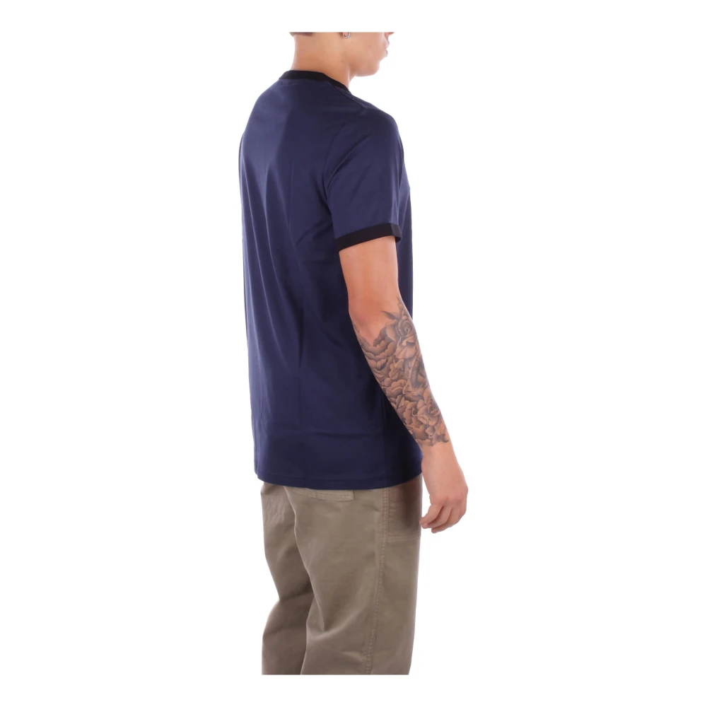 Fred Perry Logo Front T-shirts en Polo's Blue Heren