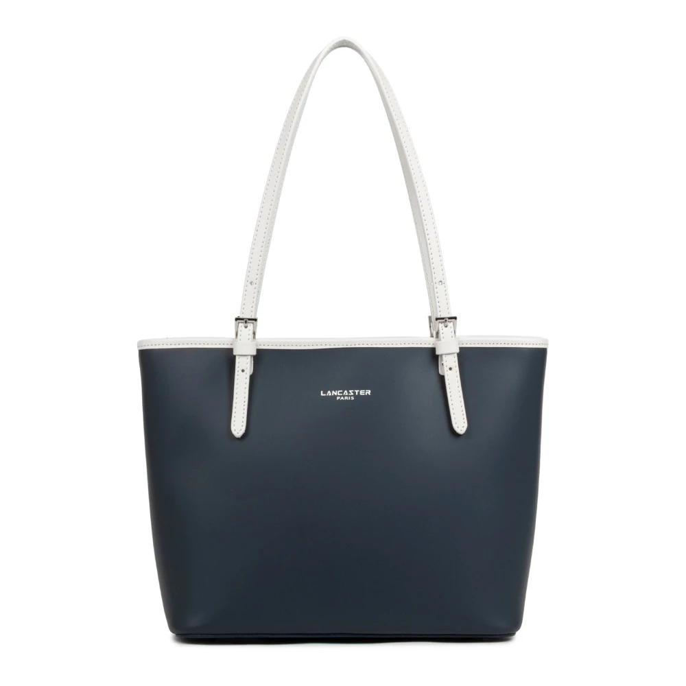 Lancaster Blue Shopping Bags, Female, One Size, Sac Cabas Épaule Zippée M Smooth