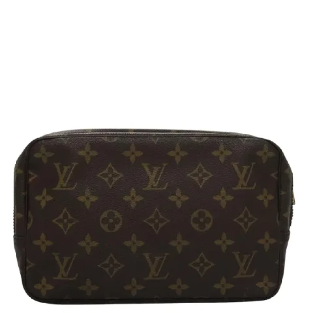 Louis Vuitton Vintage Pre-owned Canvas clutches Brown Dames