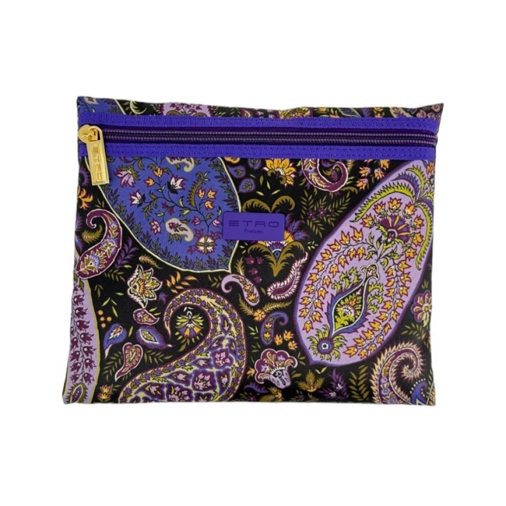 ETRO Grote paarse tas met patroon voor vrouwen Purple Dames