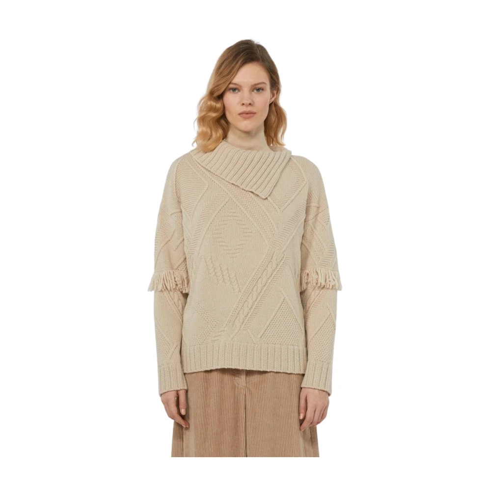 Weekend Max Mara Damen Beige Strickwaren, Xsgröße: