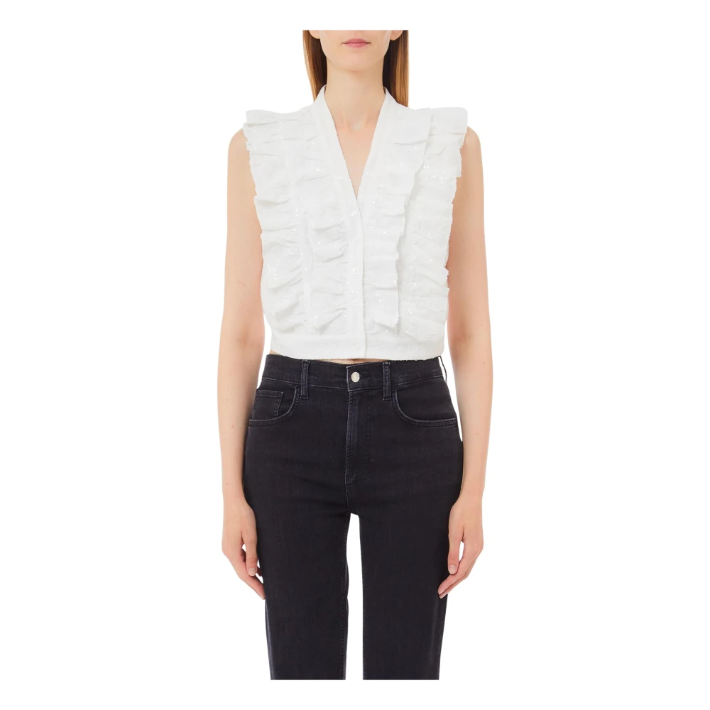 Liu Jo - Jackets > Vests - White - Liu Jo - Modalova