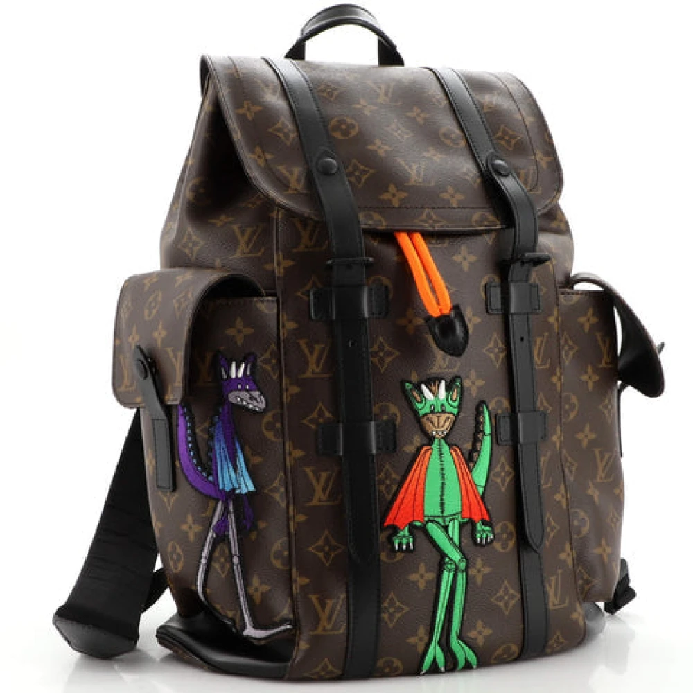 Louis Vuitton Christopher Friends Rugzak door Virgil Abloh Brown Dames