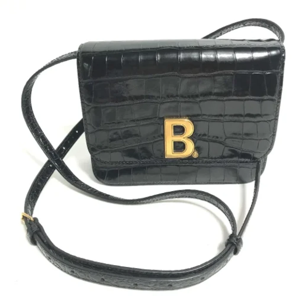 Balenciaga Vintage Pre-owned Leather shoulder-bags Black Dames