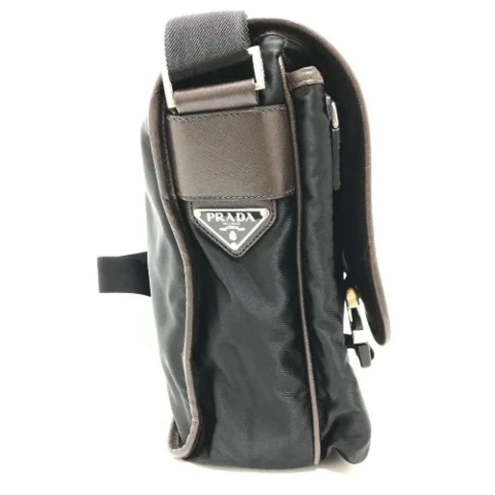 Prada Vintage Pre-owned Fabric prada-bags Black Dames
