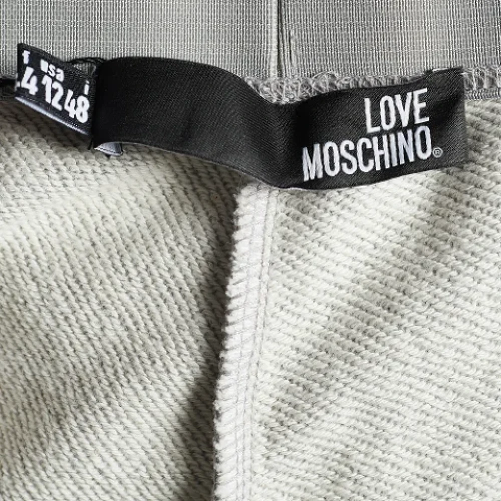 Moschino Pre-Owned Pre-owned Knit bottoms Gray Dames